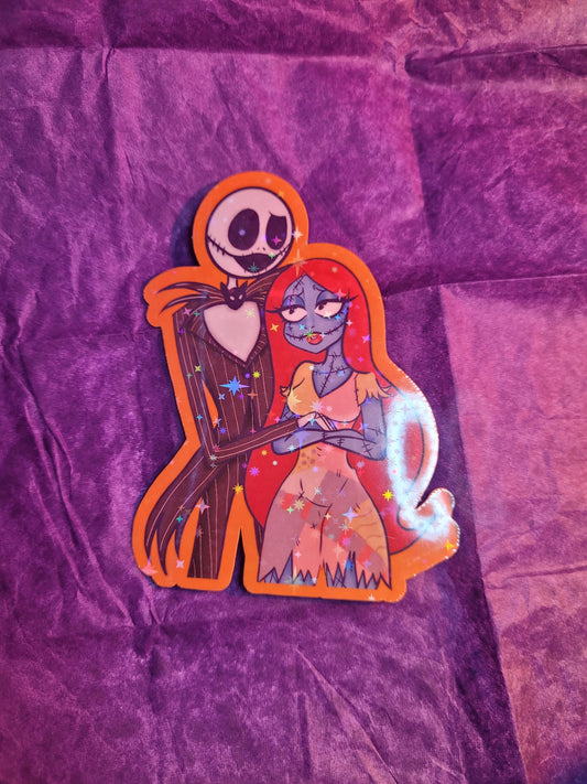 Jack and Sally Sticker