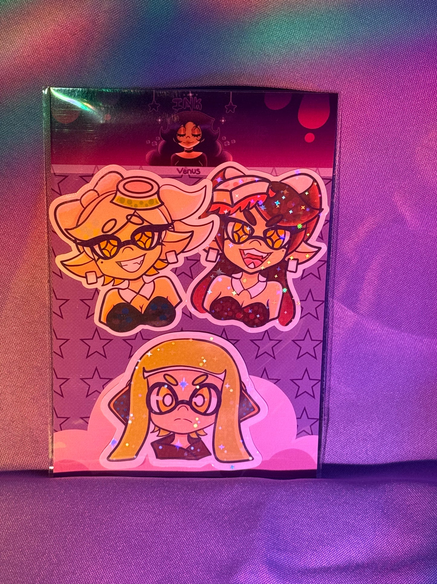 Cephalopod Cousins & Mute Child Sticker Pack