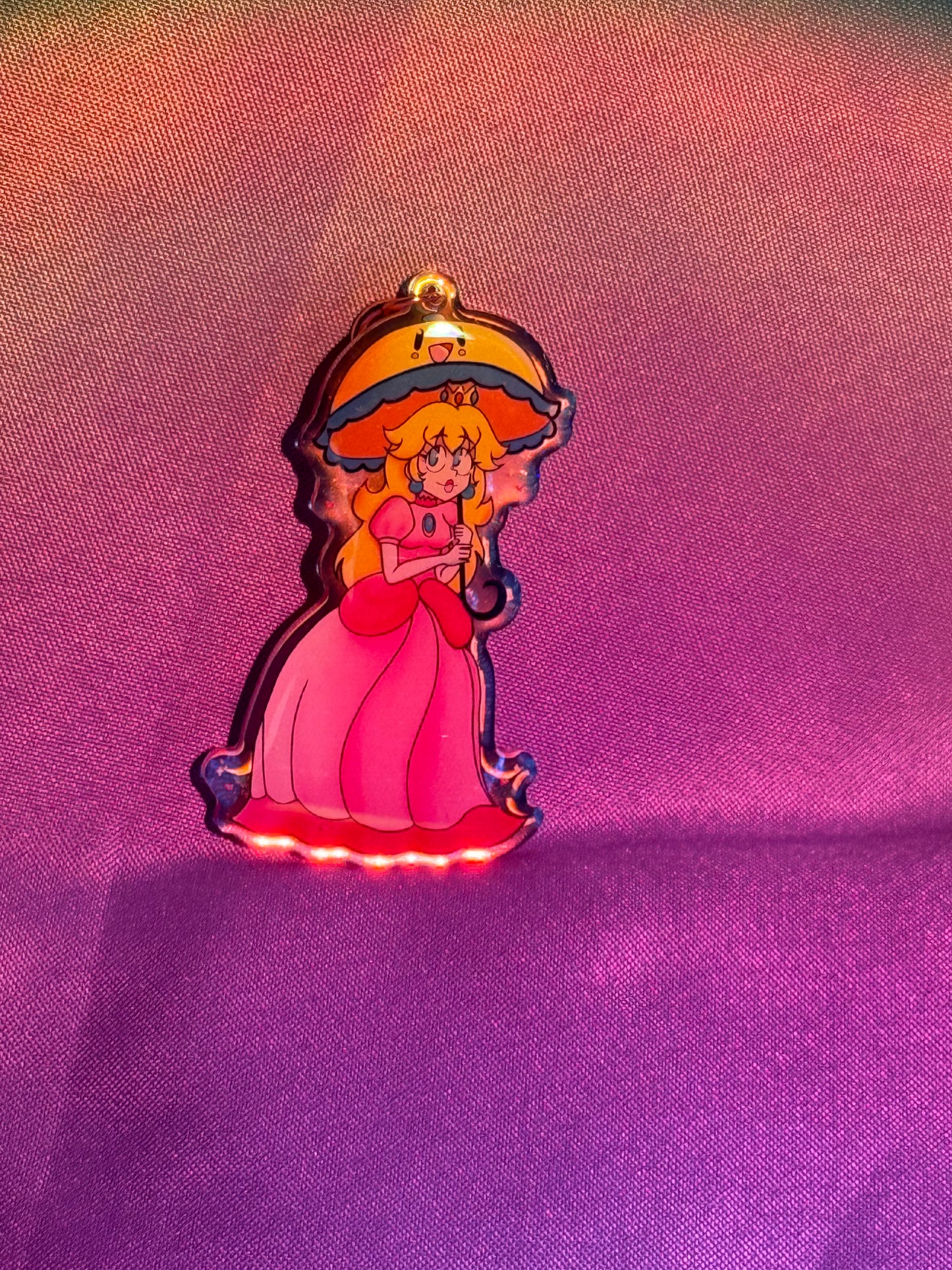 Pink Princess Keychain