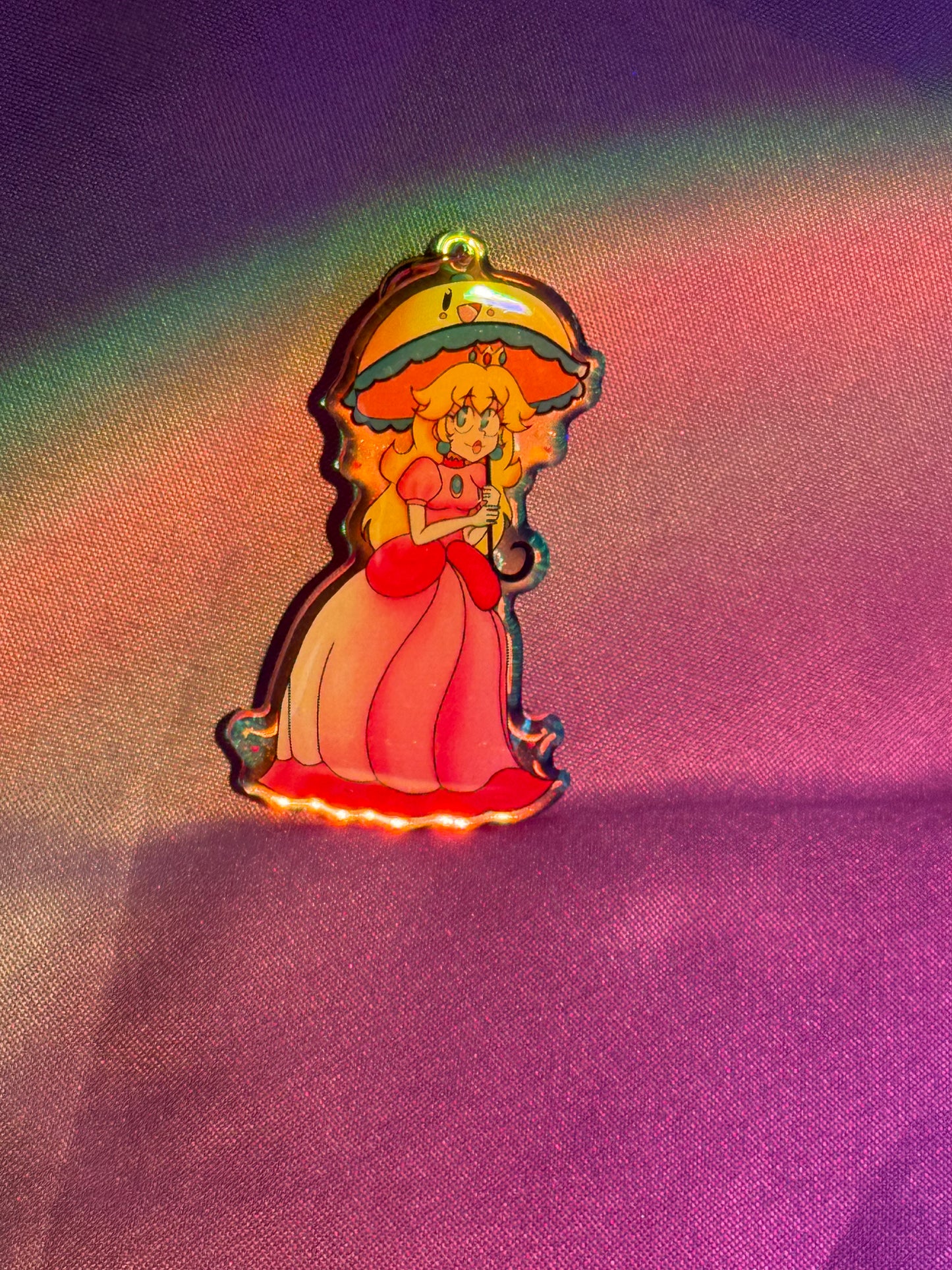 Pink Princess Keychain