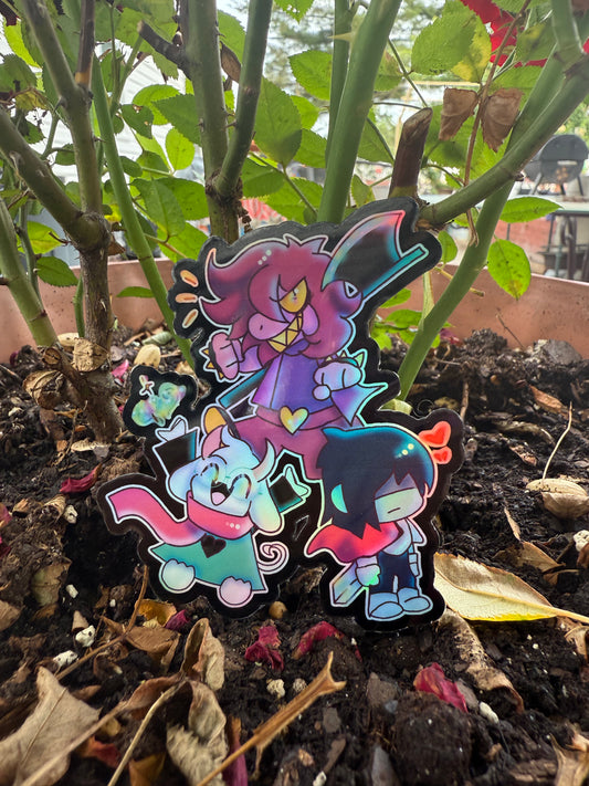 Deltarune Friends Sticker