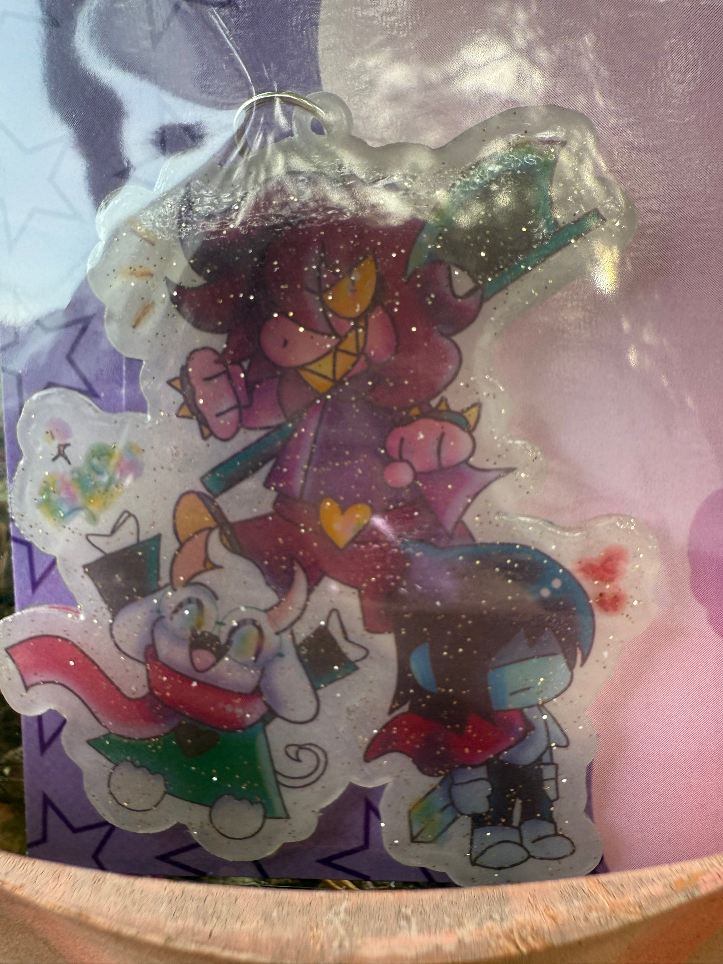 Deltarune Friends Handmade Keychain