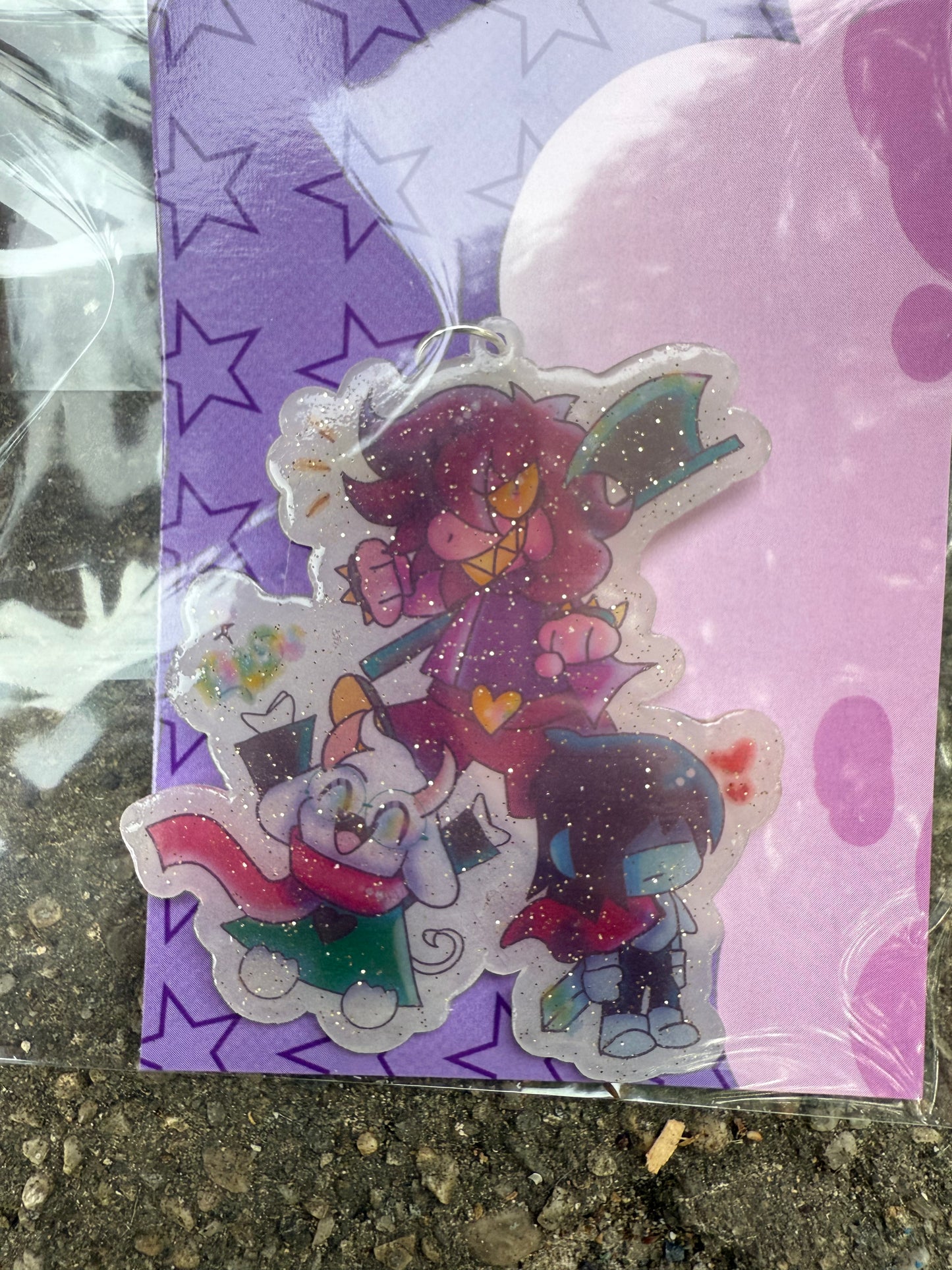 Deltarune Friends Handmade Keychain