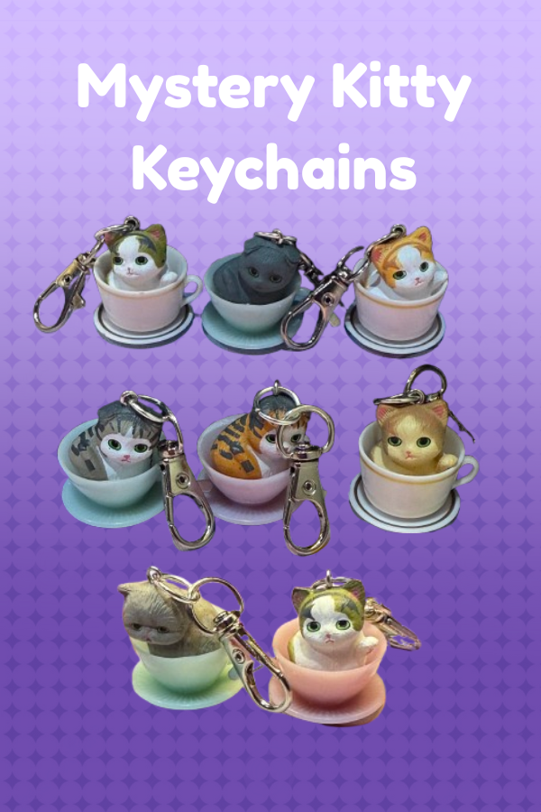 Mystery Kitty Keychain