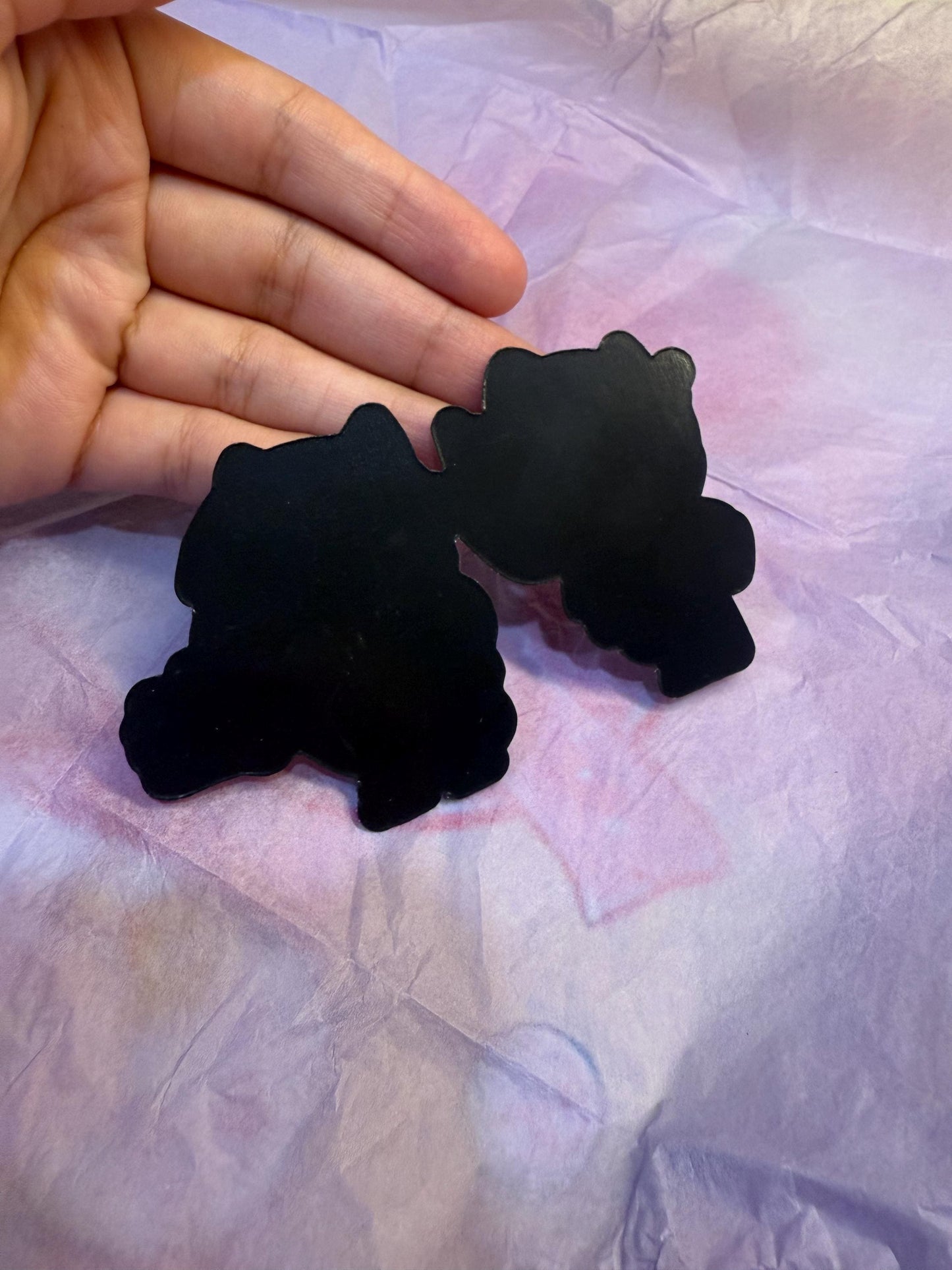 Blue and Black Hedgehog Magnet